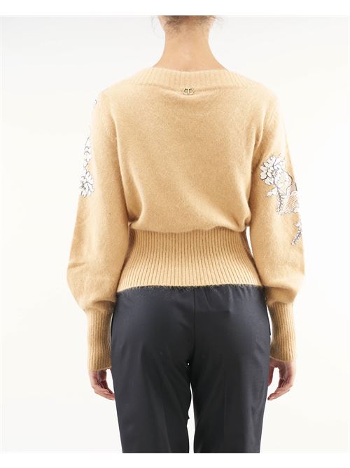 Angora blend sweater with lace Twinset TWIN SET |  | TP31203899